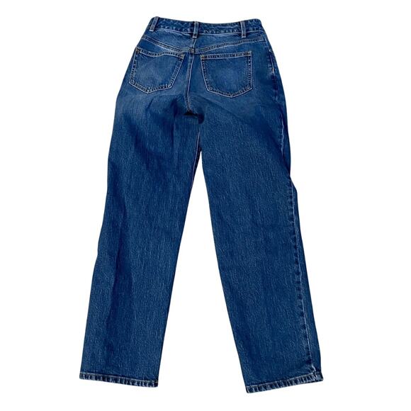 Talbots Women's 2P Jeans High Waist Relaxed Jeans Petite Blue Casual Pants - Picture 2 of 6